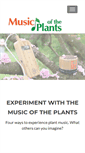 Mobile Screenshot of musicoftheplants.com